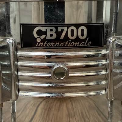 CB700 Internationale 6.5x14 Steel Snare Drum – 10 Lugs – Internal Muffler – Good Condition image 9