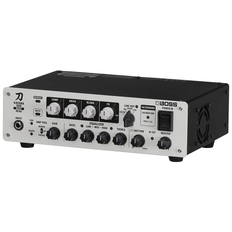 Boss Katana-500 500-Watt Bass Amp Head - w/CB-VE22 Carrying Bag - White image 1
