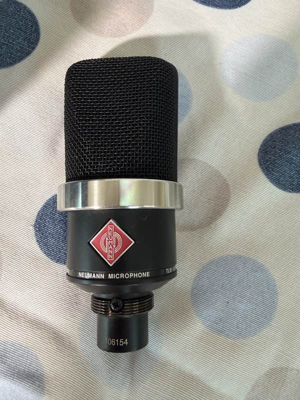 Neumann TLM 102 Large Diaphragm Cardioid Condenser Microphone 1997 - Present - Black image 1