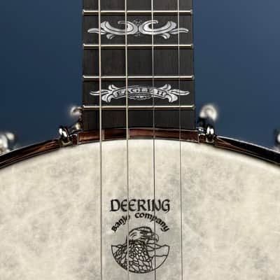 Custom Deering Eagle II 19-Fret Tenor Openback Banjo image 13