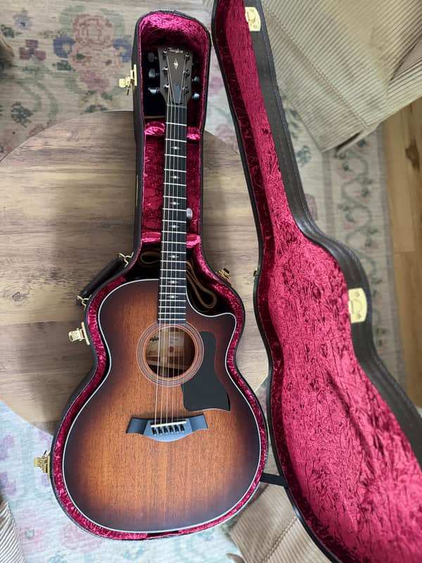 Taylor 324ce Shaded Edgeburst V-Class Acoustic-Electric w/ Taylor Deluxe Hardshell Case image 1