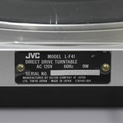 JVC L-F41 Fully-Automatic Direct-Drive Turntable image 4