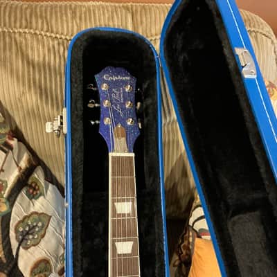 Epiphone Tommy Thayer Signature "Electric Blue" Les Paul Standard 2020 Electric Blue image 4