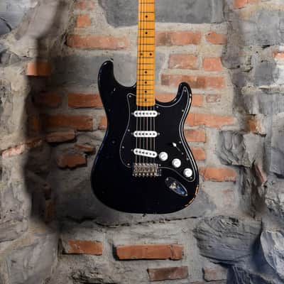 Fender Stratocaster MIJ Gilmour Black Strat Insipired 1994-1995 Used (cod.1267UG) image 1
