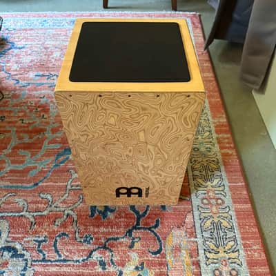 Meinl WCP100 Woodcraft Professional Cajon with Makah Burl Frontplate with Case image 1