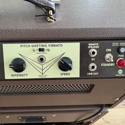 Magnatone Twilighter 22W Head w/ Matching 1x12 Cab + Footswitch – Traditional Brown – Purchased New 2024 image 6