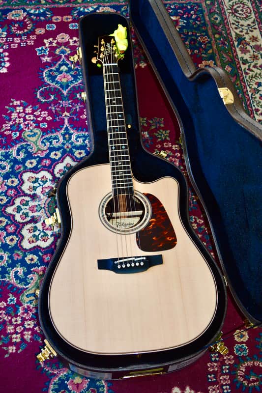 Takamine P7DC Pro Series 7 Dreadnought Cutaway Acoustic/Electric Guitar 2010s - Natural Gloss image 1