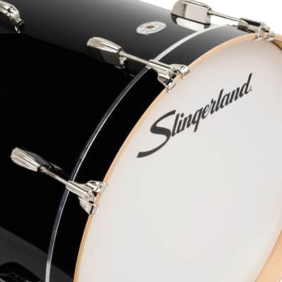 Slingerland Studio King 4pc Drum Set 22/10/12/16 Del Norte Black image 7