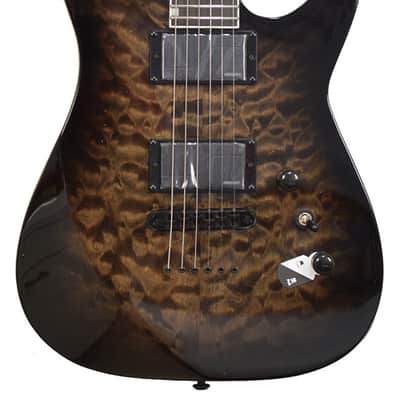 ESP LTD JM-II Josh Middleton Black Shadow Burst image 2