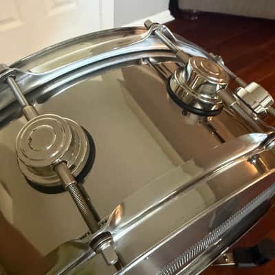 DW Collector's Series Stainless Steel 5.5x14" Snare Drum w/ Nickel Hardware image 12