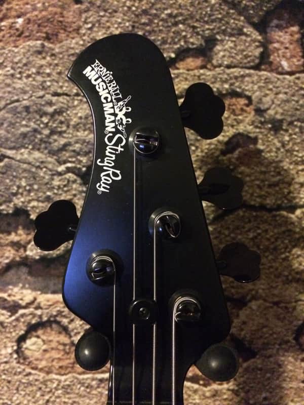 Left Handed Ernie Ball Music Man 2013 Stealth Black Lefty image 1