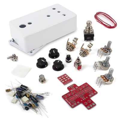 StewMac Fan Tremolo Pedal Kit, With White Enclosure image 1