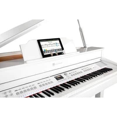 Williams Symphony Grand II Digital Micro Grand Piano with Bench – White, 88-Key image 6
