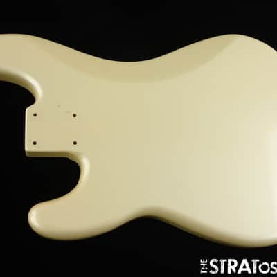 Fender Duff McKagan Deluxe Precision BASS BODY, P Bass Guitar Part White Pearl image 2