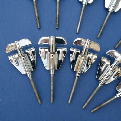 Rogers T-rods Tension Rods Claws Clawhoos Bass Drum Lot of 10 Vintage image 4
