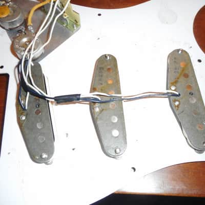 Fender 1982 57 reissue Complete pickguard (Grey Bottom Pickups) RARE 1982 image 8
