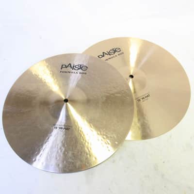 PAISTE FORMULA602 Modern Essentials Hi-Hat 15-inch 1052/1366 Paiste Hi-Hat Cymbal (06/12) image 1