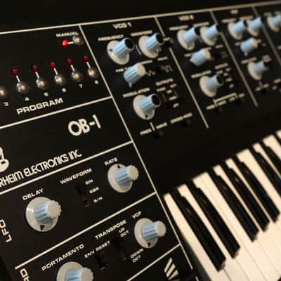 Oberheim OB-1 version 1 rare 1978 analog synth with Tauntek mod, 64 presets. SERVICED. image 7