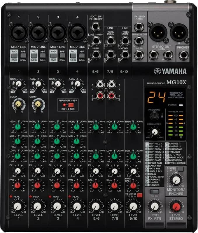 Yamaha MG10X Mixing Console with Effects image 1