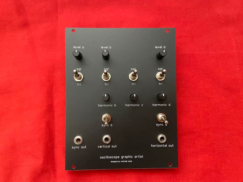DIY Oscilloscope Graphic Artist 2021 Matte Black image 1