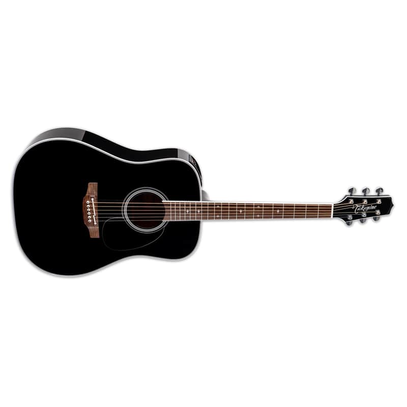 Takamine FT-341 Gloss Black Acoustic-Electric Guitar FT341 + Case Brand New FT 341 image 1