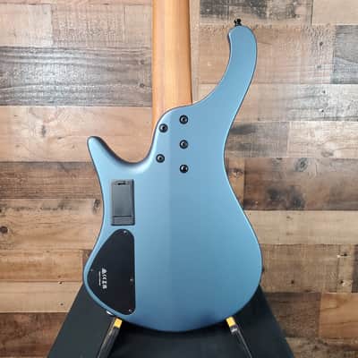 Ibanez EHB1005F Fretless 5-string Bass Guitar, Artic Ocean Matte, Gig Bag, 775 image 12