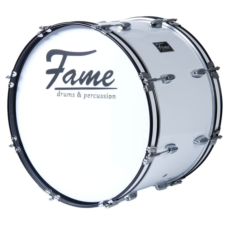 Fame Marching BassDrum 22"x12", with Tragegurt & Beater - Marching bass drum image 1