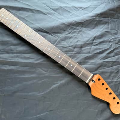 BMC Guitar Neck Strat® Stratocaster® 22 Fret Roasted Flame Maple With Rosewood Fingerboard Nitro Lacquer Rounded Fret Ends 2025 - 9.5 Radius   [SN102] image 1