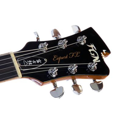 Fujigen FGN Guitars Expert Flame EFL-FM - Singlecut electric guitar - Sunburst image 9
