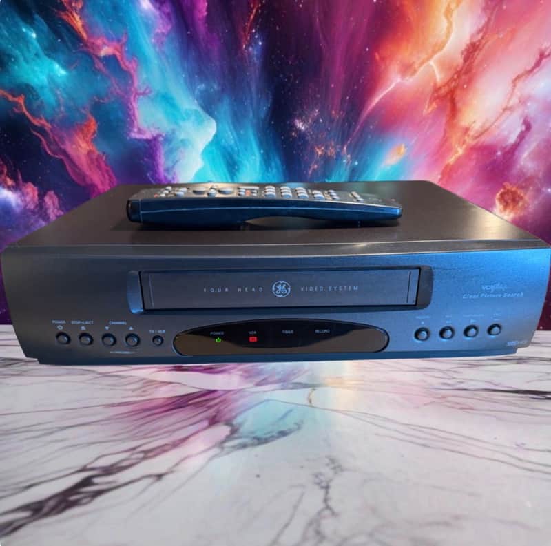 GE VG4062 Four-Head VCR Player Tested Working WITH REMOTE Tested & Cleaned🔥✅ image 1