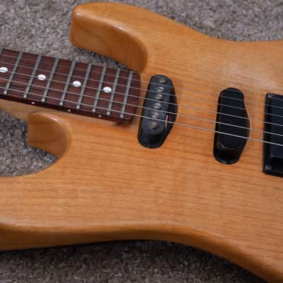 1987 B.C. Rich ST-III Natural Wood USA made w/ Edge trem image 5