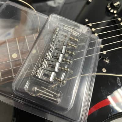 Fender 099-2051-000 American Vintage Stratocaster Saddles (6) 2010s - Nickel image 5