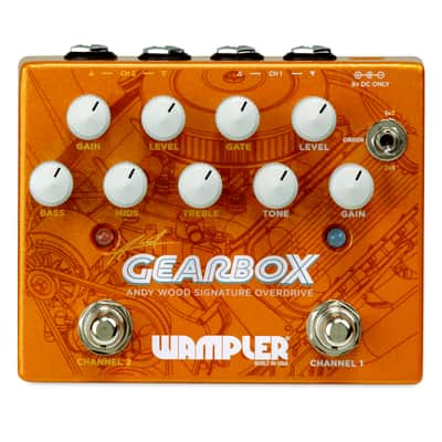 New Wampler Gearbox Andy Wood Signature Dual Overdrive Guitar Effects Pedal image 1