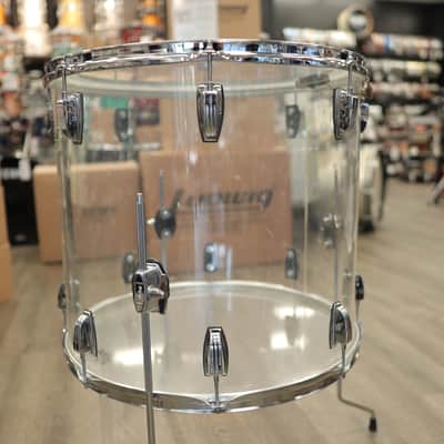 1970s Ludwig Vistalite 20" Floor Tom (Clear) image 5