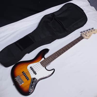 Used Fender Squier Affinity Jazz Bass 5-string BASS guitar w/ Gig Bag Local Pickup Item image 1