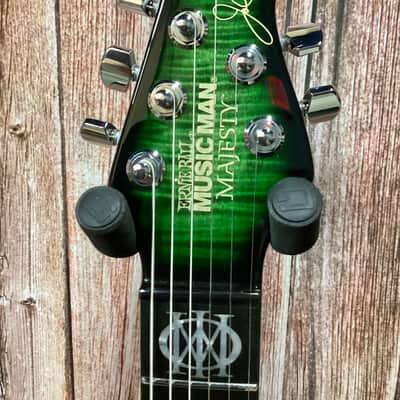 Ernie Ball Music Man BFR Majesty 6-String #42/100 - Malachite w/Softshell Case image 4