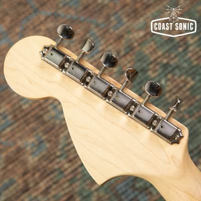 2010 Fender FSR '69 Mustang MG-MH-STP Matching Headstock Stoptail Matte Black Made in Japan MIJ image 13