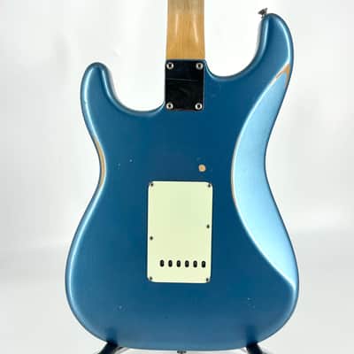 2021 Fender Vintera Road Worn 60’s Stratocaster – Lake Placid Blue image 11