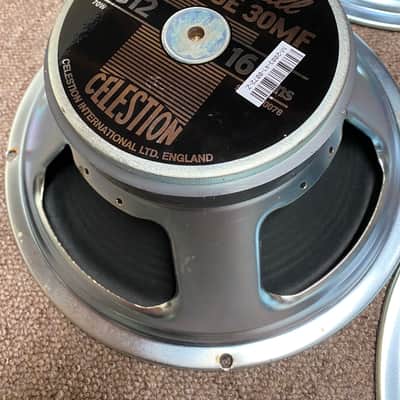 Rare - Made in UK - Marshall Celestion 70w Vintage 30 MF V30 Speakers - G12 - 16 Ohm - Set of Four - MF280 - 1960 image 7