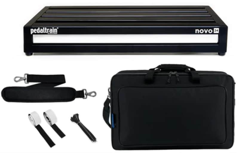 Pedaltrain Novo 24 Pedal Board with Deluxe MX Soft Case image 1