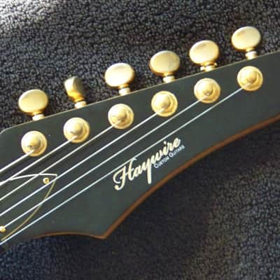 3/4 Size Cherry Lightweight 6.5 lb. Strat + 24.75 Gibson Scale Inlaid Neck + Thin Close Fitting Body + Gold Hardware+ 2 EMG Select Humbucker Pickups +Tune-O-Matic Bridge + Leveled & Crowned 6550 Frets with Low Action! image 3