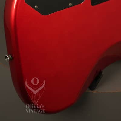 1980's Fender Contemporary Power Jazz Bass Special MIJ Candy Apple Red image 15