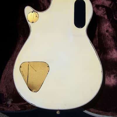 1958 Gretsch White Penguin guitar ORIGINAL and RARE! Infamous "Dirty White Boy" image 11