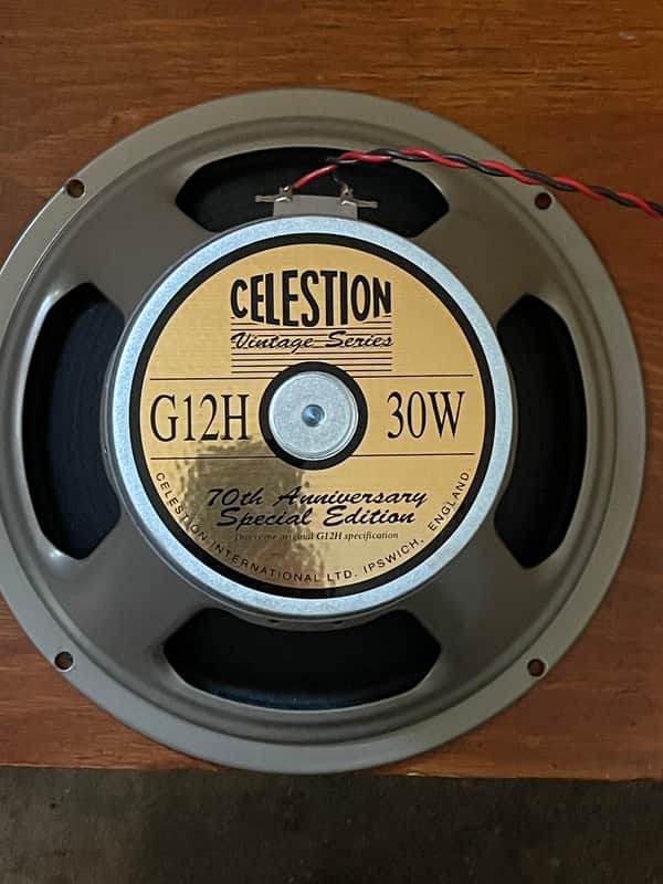 Celestion T4534 G12H 70th Anniversary 12" 30-Watt 16 Ohm Replacement Speaker 2010s - Gold image 1