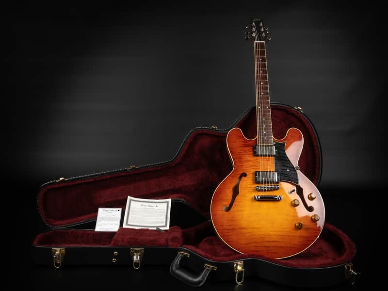 2012 Heritage H-535 Flamed - Sunburst | USA Kalamazoo Semi-Hollow Seymour Duncan ’59 Humbucker 3.51kg | CoA OHSC image 1