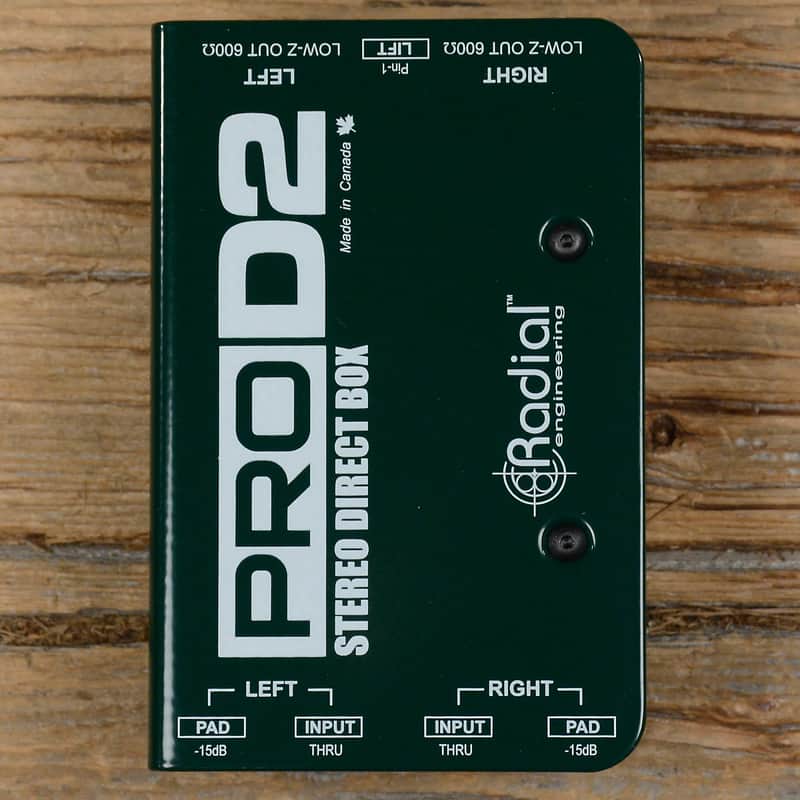 Radial Pro-D2 Passive 2-Channel Direct Box MINT image 1