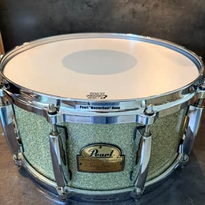 Pearl ES-1465 Eric Singer signature snare 14x6.5 2002 - Silver sparkle image 11