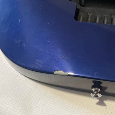 1997 Korean Ibanez RG470 Candy Blue Basswood Guitar Body Floyd Ready image 5