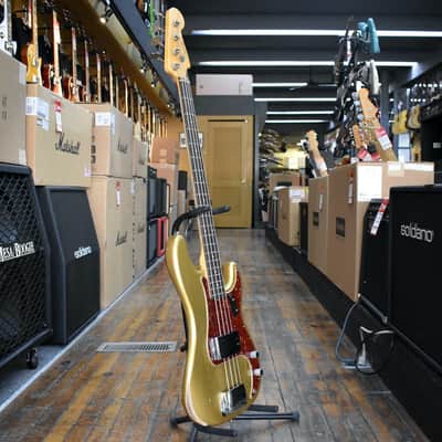 Fender Custom Shop Limited Edition 1962 Relic Precision Bass Aged Aztec Gold w/Hard Case image 5