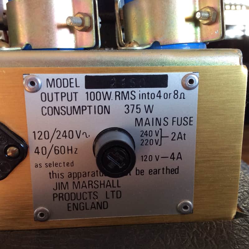 Marshall JMP 2150 PowerCell Master Volume 2-Channel 100-Watt 1x12" Guitar Combo 1978 image 6
